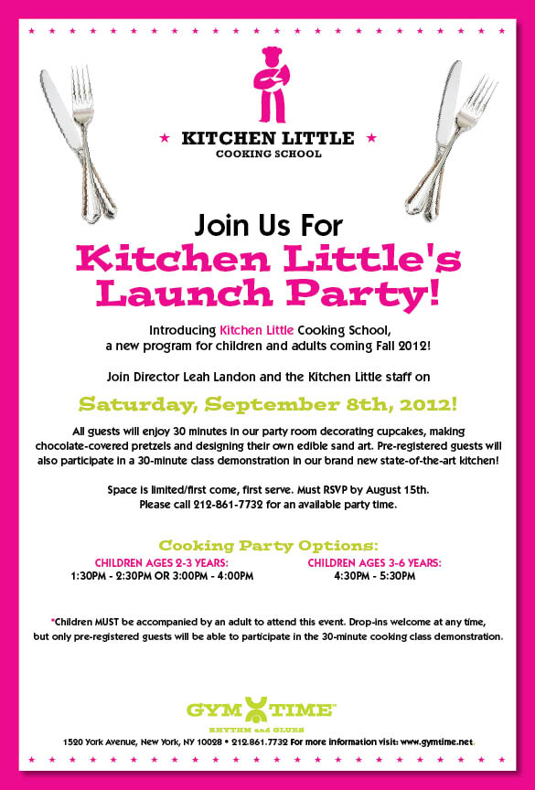 Gymtime's Kitchen Little Program Launch