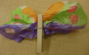 Clothes Pin Butterfly